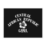 Central African Republic Pink Girl postcards