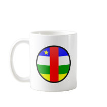 Central African Republic quality Flag Circle Mug