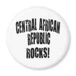 Central African Republic Rocks! magnets