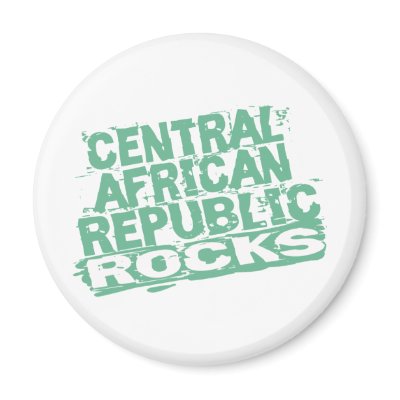 Central African Republic Rocks Magnet by worldtees