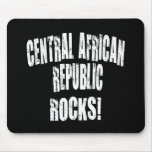 Central African Republic Rocks! mousepads