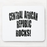 Central African Republic Rocks! mousepads