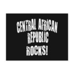 Central African Republic Rocks! postcards