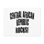Central African Republic Rocks! postcards