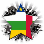 Central African Republic Star photo sculptures