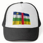 Central African Republic Waving Flag hats