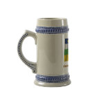 Central African Republic Waving Flag with Name mugs