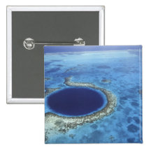 CENTRAL AMERICA, Belise, Large coral reefs off Pinback Buttons
