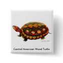 Central American Wood Turtle Pin buttons