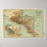 Central AmericaPanoramic MapCentral America 2 posters