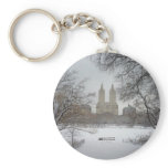 Central Park in the Snow, New York City Keychain