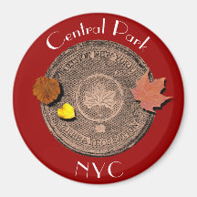 Central Park New York City Refrigerator Magnets