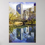 Central Park NYC Poster