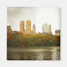 Central Park Skyline, New York City Fridge Magnet