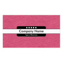 Centre Band 5 Spots - Crimson Paper Texture Business Card Templates
