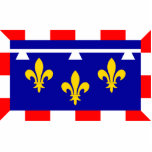 Centre, France flag photo sculptures