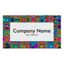 Centre Label v3 - Fractal Abstract 191111a Business Card