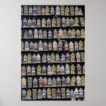 Ceramic Fridge Magnets, Amsterdam (Netherlands) Poster