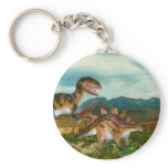 Ceratosaurus and Stegosaurus keychain