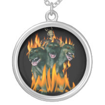 Cerberus In Hell Custom Necklace