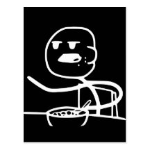 Cereal Guy Postcard