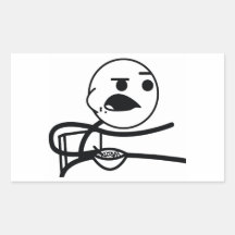 Cereal Guy Rectangle Sticker