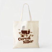 Cereal Killer $13.95 Canvas Bags