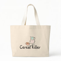 Cereal Killer Canvas Bags