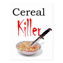 Cereal Killer Postcards
