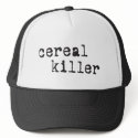 Cereal Killer Shirts & Gifts hats