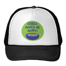 Cereal Makes Me Happy Hat