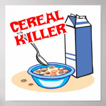 cereal serial killer print