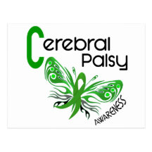 Cerebral Palsy BUTTERFLY 3 Post Card
