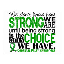 Cerebral Palsy How Strong We Are Postcards