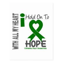 Cerebral Palsy I Hold On To Hope Post Card