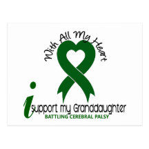 Cerebral Palsy I Support My Granddaughter Postcards