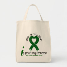 Cerebral Palsy I Support My Grandson Canvas Bag