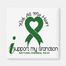 Cerebral Palsy I Support My Grandson Refrigerator Magnets