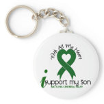 Cerebral Palsy I Support My Son Keychains