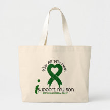 Cerebral Palsy I Support My Son Tote Bag