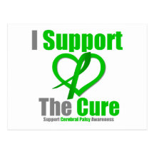 Cerebral Palsy I Support The Cure Postcard
