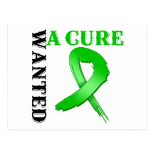 Cerebral Palsy WANTED A CURE Postcard