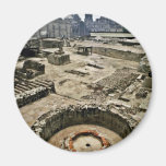 Ceremonial Area Of Templo Mayor, Mexico City Magnet
