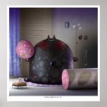 ceremonial cats II ( cat no. 5 ) Posters