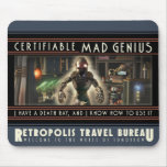 Certifiable Mad Genius Mouse Pad mousepads