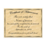 Certificate of Achievement Template