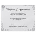 CERTIFICATE OF APPRECIATION flyers
