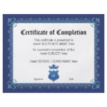 CERTIFICATE OF COMPLETION flyers