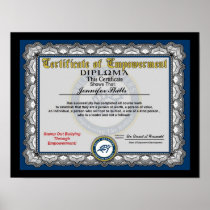 Certificate of Empowerment Posters