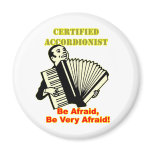 Certified Accordionist magnets